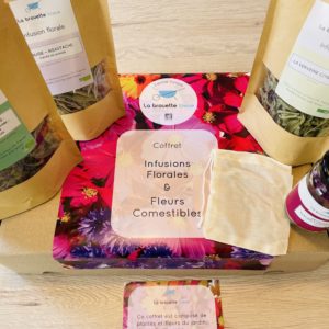 Coffret 3 Infusions florales & 1 Pétales de Fleurs comestibles