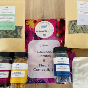 Coffret 2 Infusions florales & 3 Pétales de Fleurs comestibles